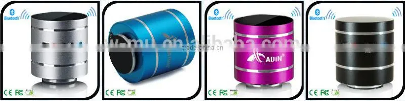 Free shipping Mini portable wireless Bluetooth Adin vibration speaker