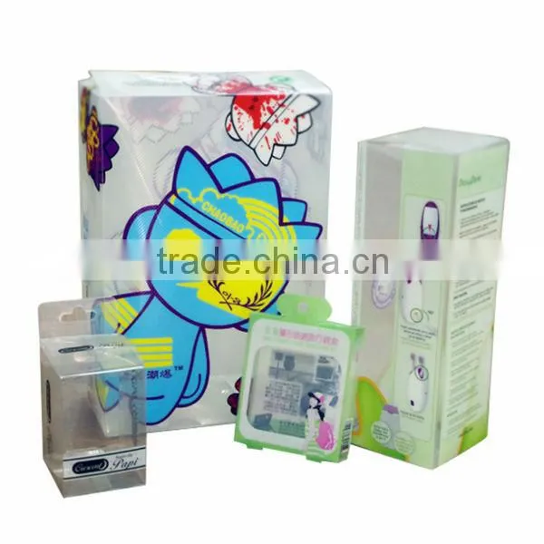 new custom logo clear folding box