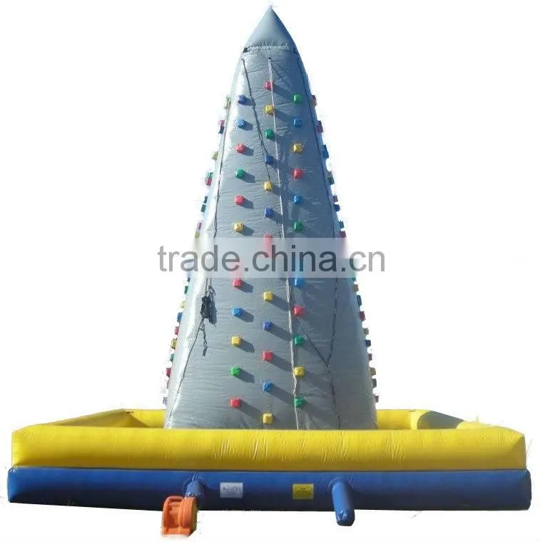 30ftH inflatable wall climbing rock mountain