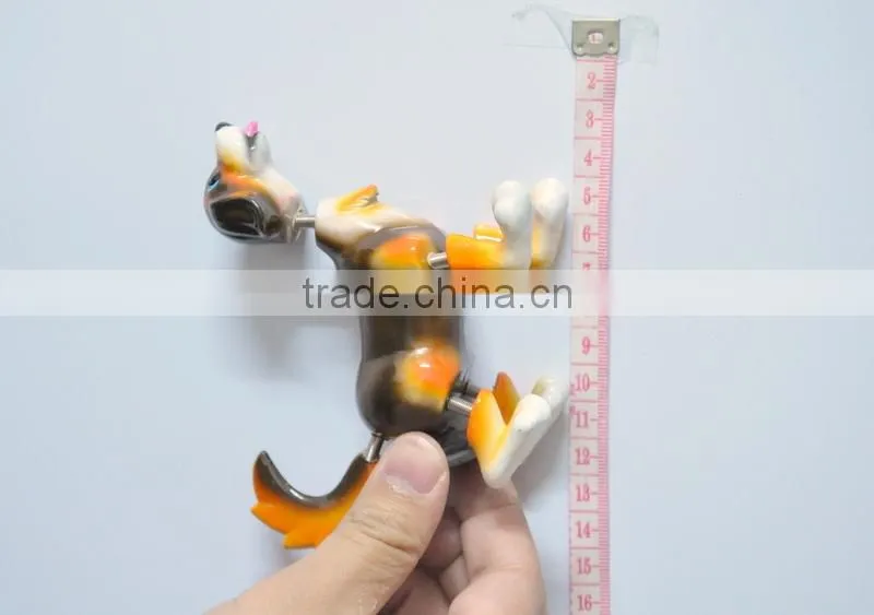 4 inch 3D Plastic Creative Dog Shape Fridge Magnet