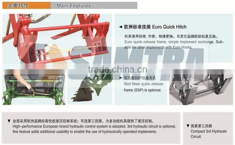 small tractor front end loader