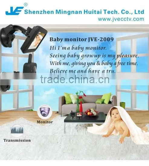 2.4GHz 3.5 inch difital wireless baby monitor