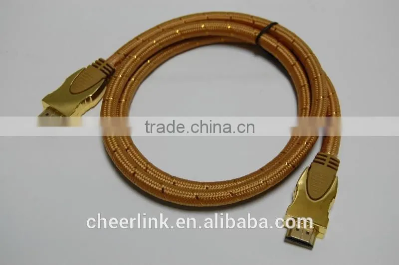 Capable beyond 1080p to 2160p Gold Plated Connectors hdmi cable v1.4 2.0v