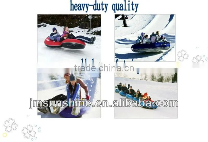 cyclone towable snow tube pvc inflatable snow slide for winter sports