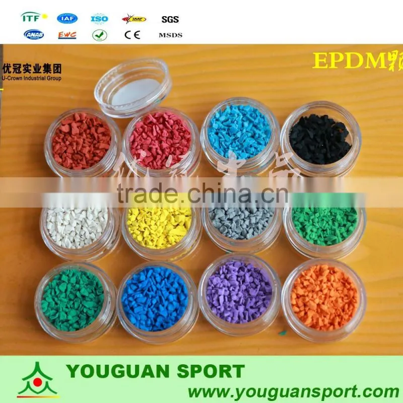 Best Quality EPDM Colorful Rubber Granule