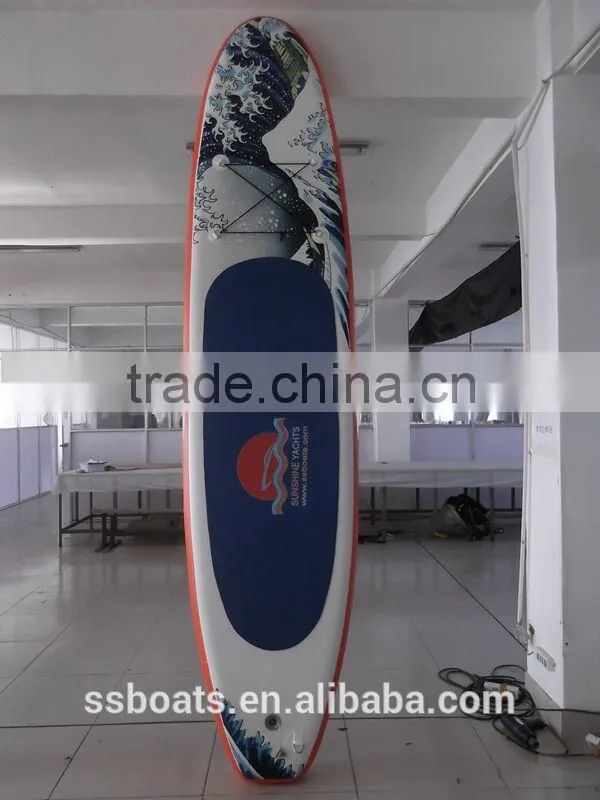High Printing Quanlity CE Certification 2016 New Design inflatable SUP / PVC soft SUP board / Inflatable surfboard