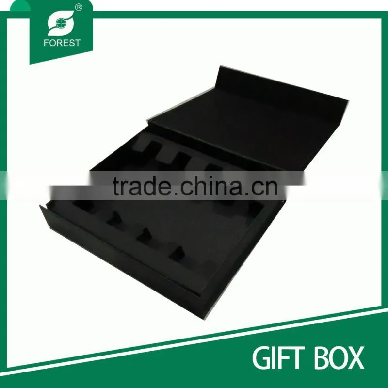 2015 PACKING BOX FACTORY WHOLESALE CHEAP CUSTOM BLACK GIFT BOXES