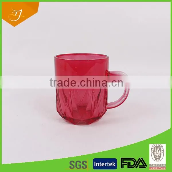 Colorful 10oz Drinking Glass Cup
