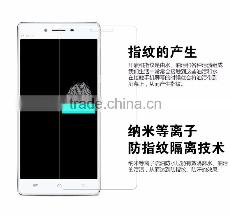 Anti Bluelight Colored 9H Tempered Glass Full Cover Screen Protector For Vivo X5L
