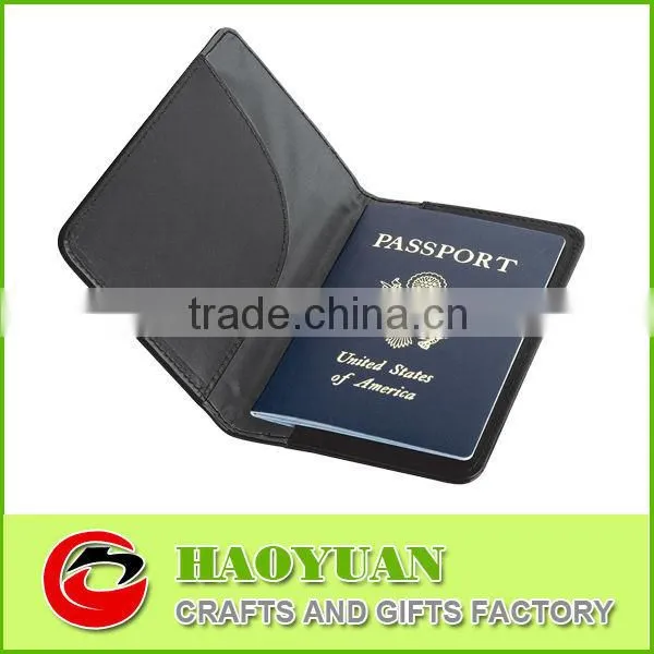 Newly genuine leather passport holder made in China