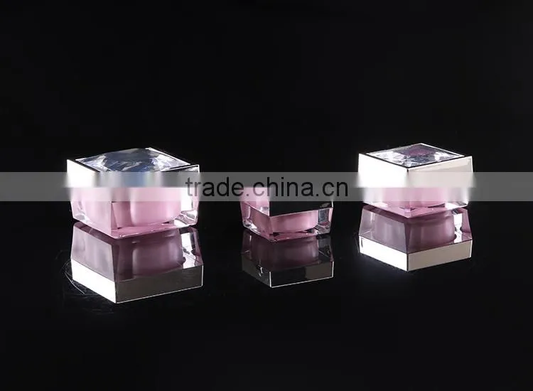 OEM Unique Lotion cosmetics cream acrylic bottle and jar