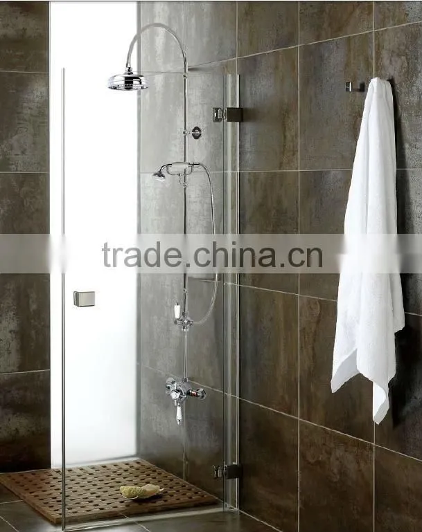 European Bathroom Shower Kit Exposed Thermostatic Shower Mixer