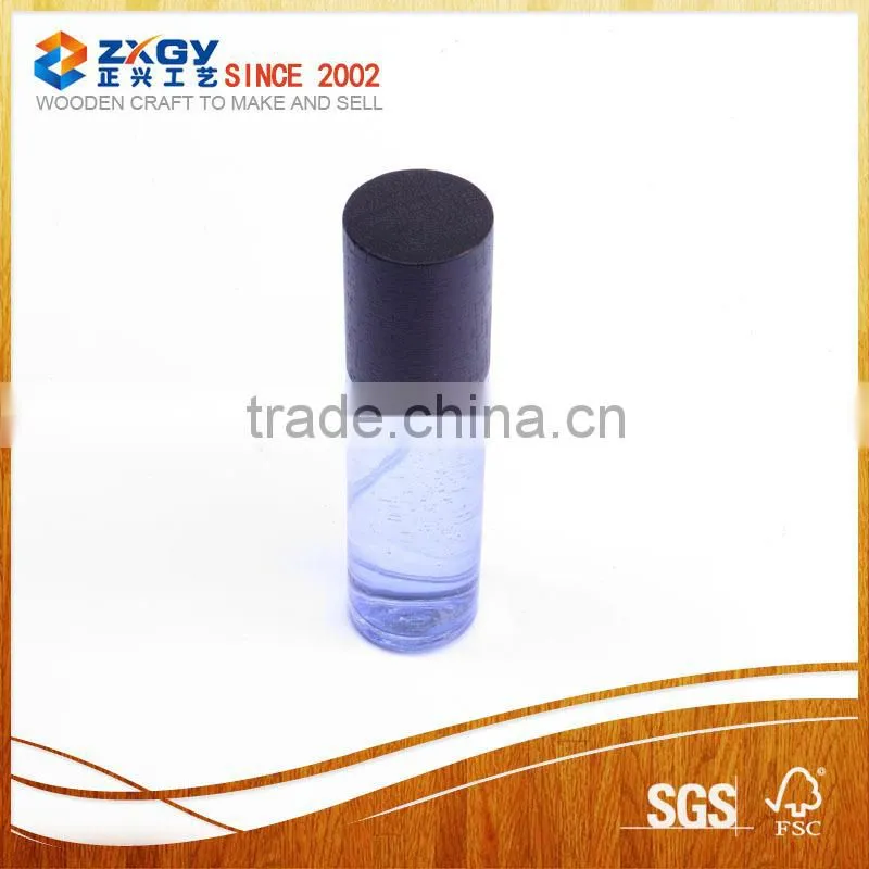 home storage airtight wooden lid glass canister