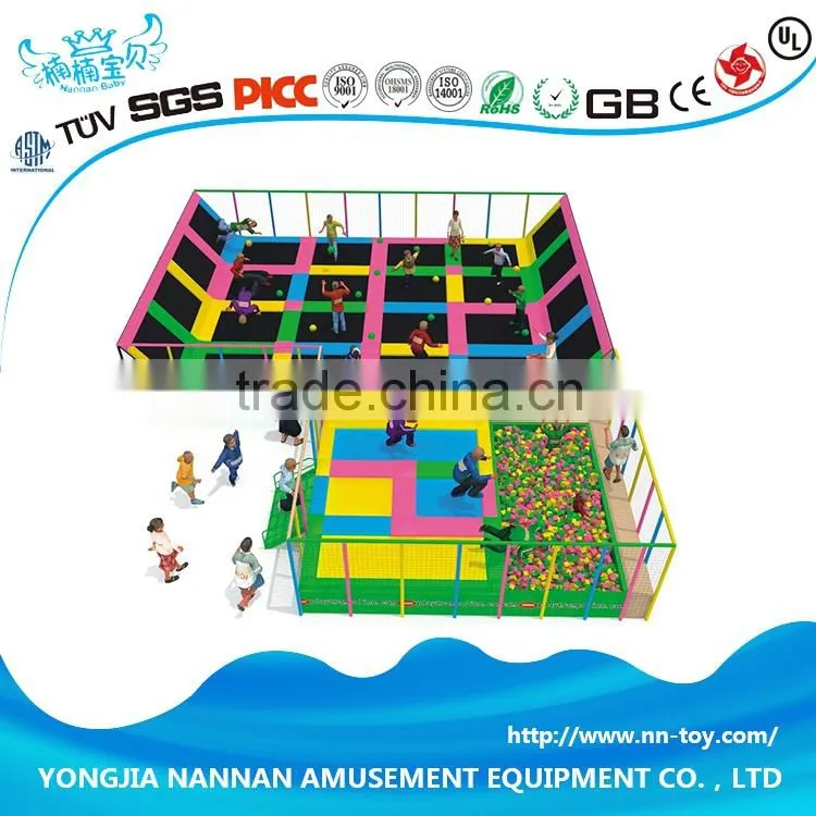 Colorful inflatable water park for children