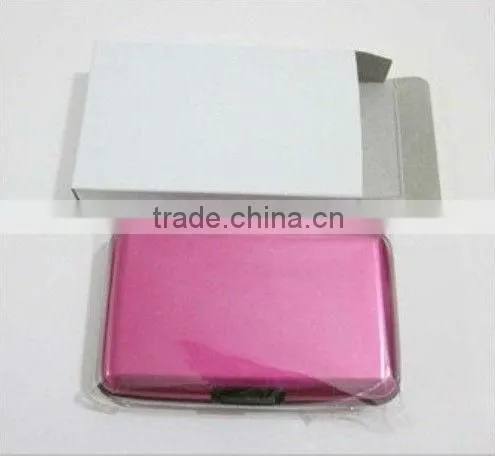 Waterproof Business ID Credit Card Wallet Holder Aluminum Metal Pocket Case Box