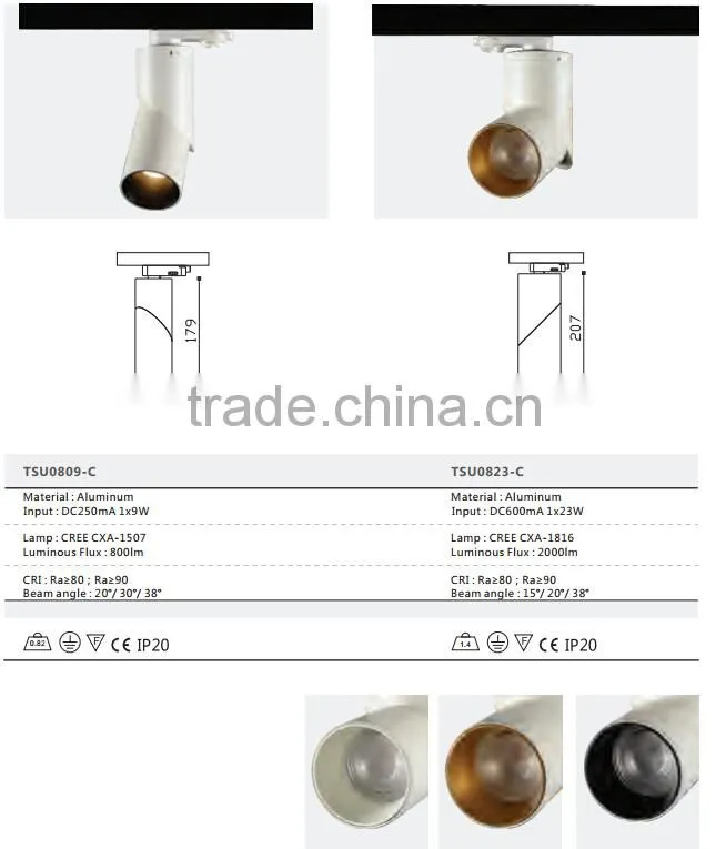 1 phase/3phase adapter track light