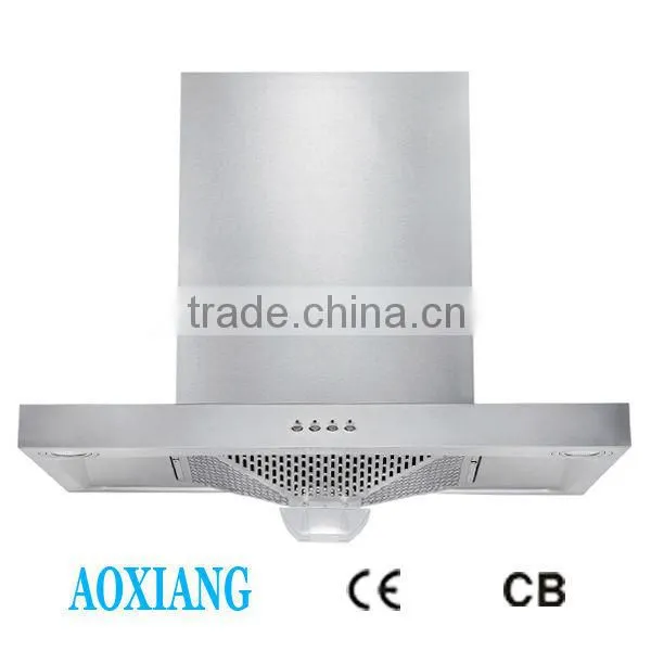 2015 new style kitchen ventilator / Washable aluminium filter range hood/Tempered glass smoke exhaust ventilator H88