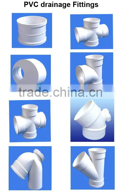 PVC 90 degree elbow and PVC fittings