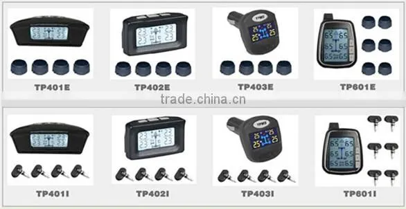 Simple installation High Sensitive tyre pressure monitors system/car TPMS