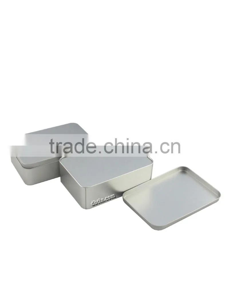 metal storage box, metal showing box, tin box with sponge