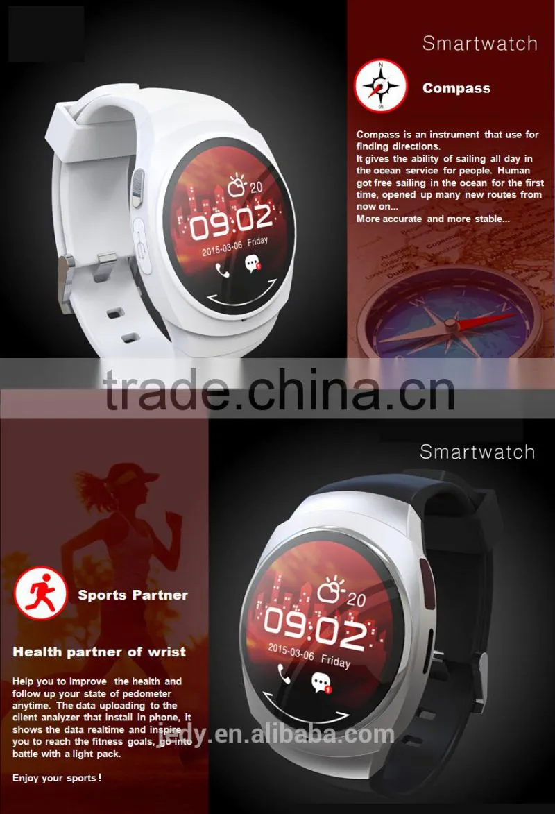 BTW-UO bluetooth Smart watch Bluertooth watch for IOS android phone Huawei,LG, HTC,ZTE