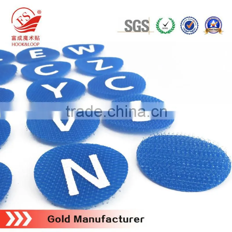 Garment magic tape letter accessory