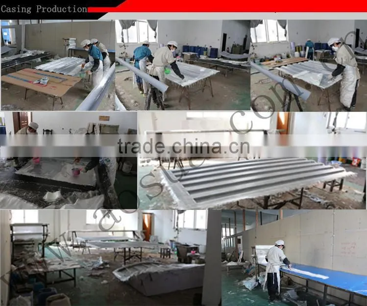 250Ton single fan high strength efficiency square cross flow cooling tower construction