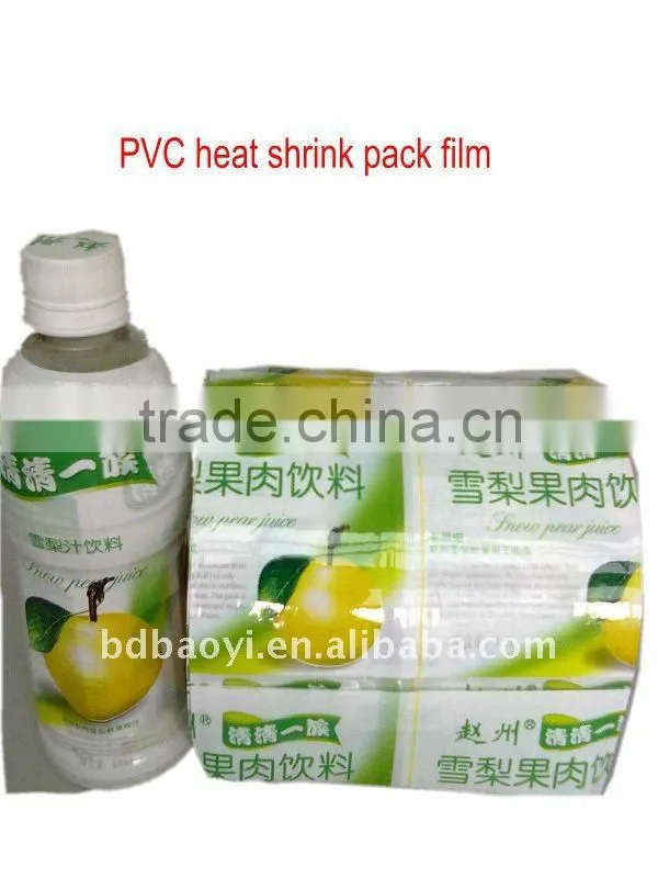 Packaging Label of PVC Shrink Film 50mic