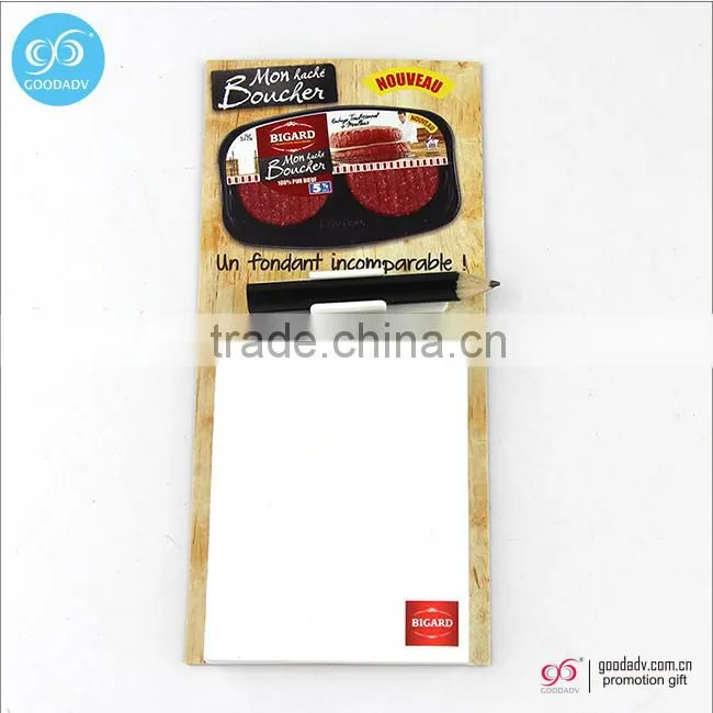 China manufacturer made cheap custom magnetic memopad