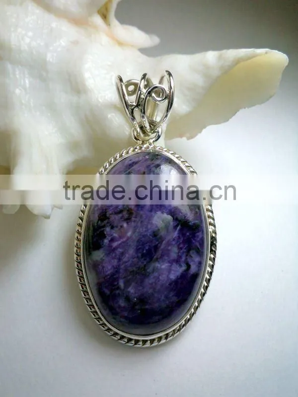 Rainbow Moonstone Cabochon Oval 925 Sterling Silver Pendants , Designer Silver Pendants, Fashionable Silver Pendant