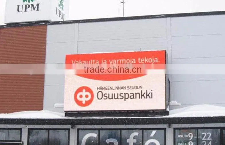 electronic outdoor led display screen full color p16mm message led displayer DIP for shopping mall advertising