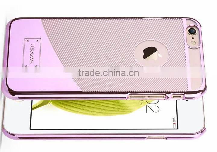 USAMS Brand Colorful hot plating cover for apple iphone6