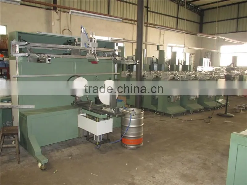 TM-1500E 400mm Large Pneumatic Flat Cylinder Bucket Screen Printing Machine