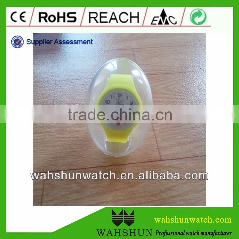 China watch box factory made cheap wholesale price egg shape watch box for display