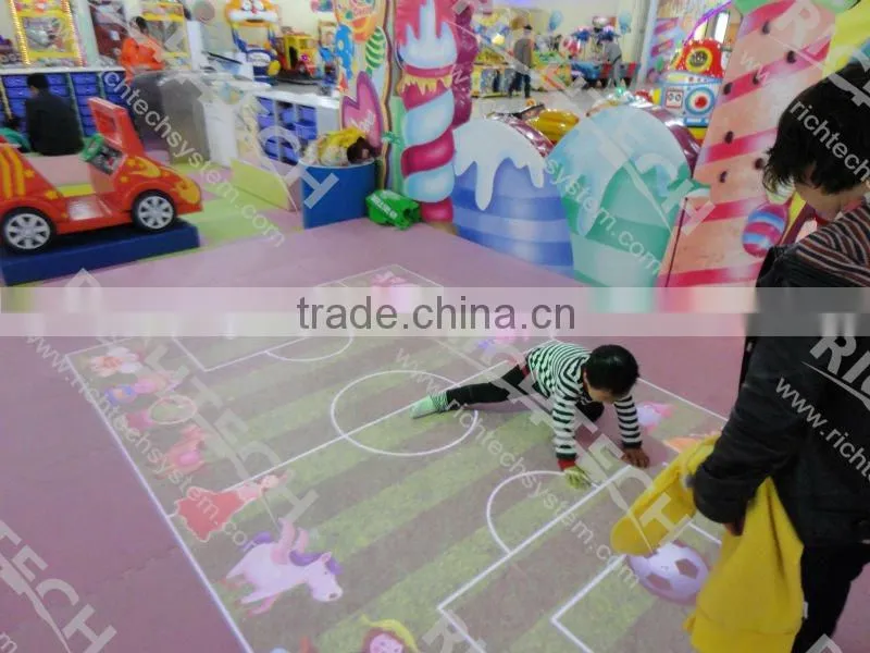 2016 Best quality interactive projection floor/wall system software display for shopping