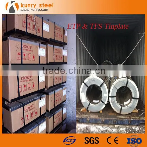 manufacturer of ETP Best price tinplate 0.23mm dimention for food cans