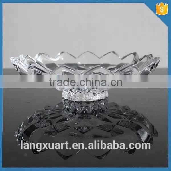 crystal decorative glass fruit plate