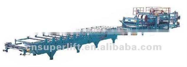 High Efficiency PU Sandwich Panel Forming Machine