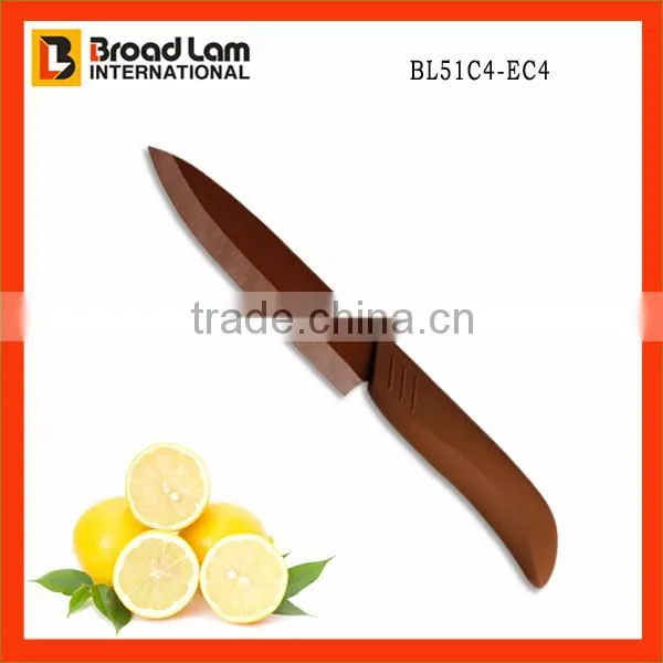 European Curve Handle Blue Color Ceramic Utility Knife Fashionable Design