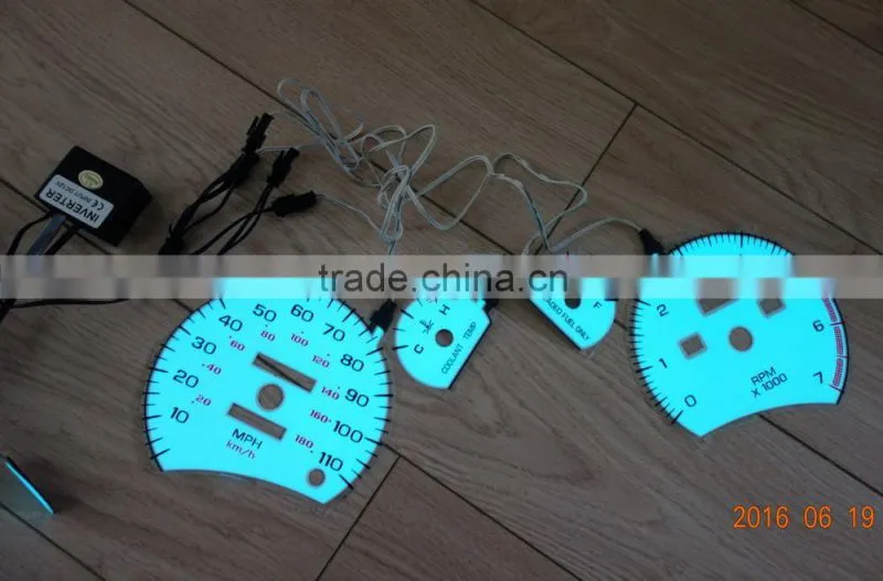 Superior quality EL auto Meter / EL glow car Meter / EL glow auto Meter