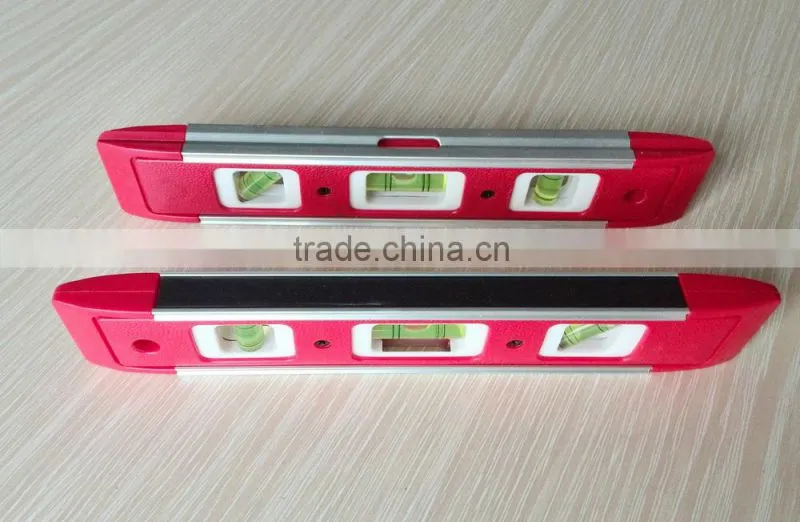 9'' High Quality Torpedo Level With Magnetic Strip instrument mini spirit level