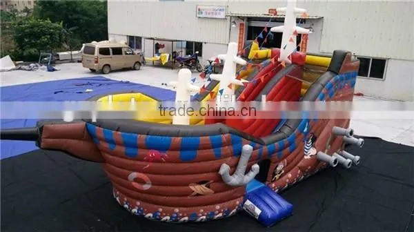 2016 New Design Inflatable Pirate Boat Bouncer / Inflatable Playground