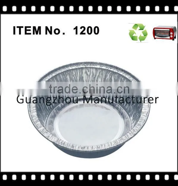aluminium foil microwavable round foil cake mold bakery use cake container