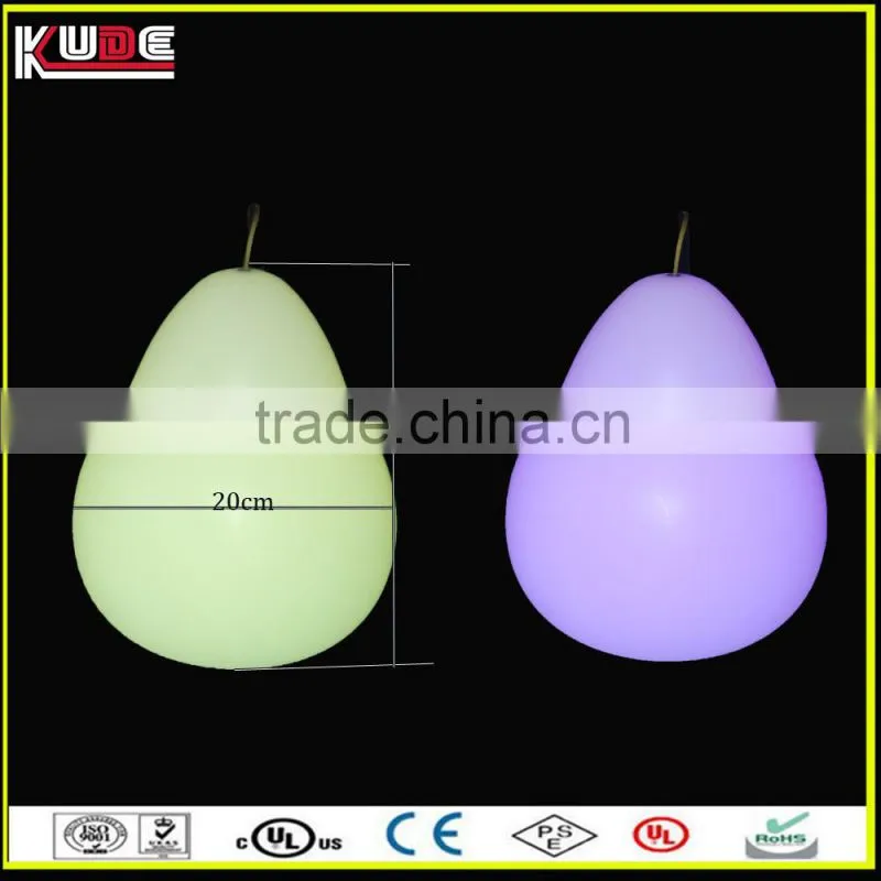 china manufactured small led peach for home christmas day decorations