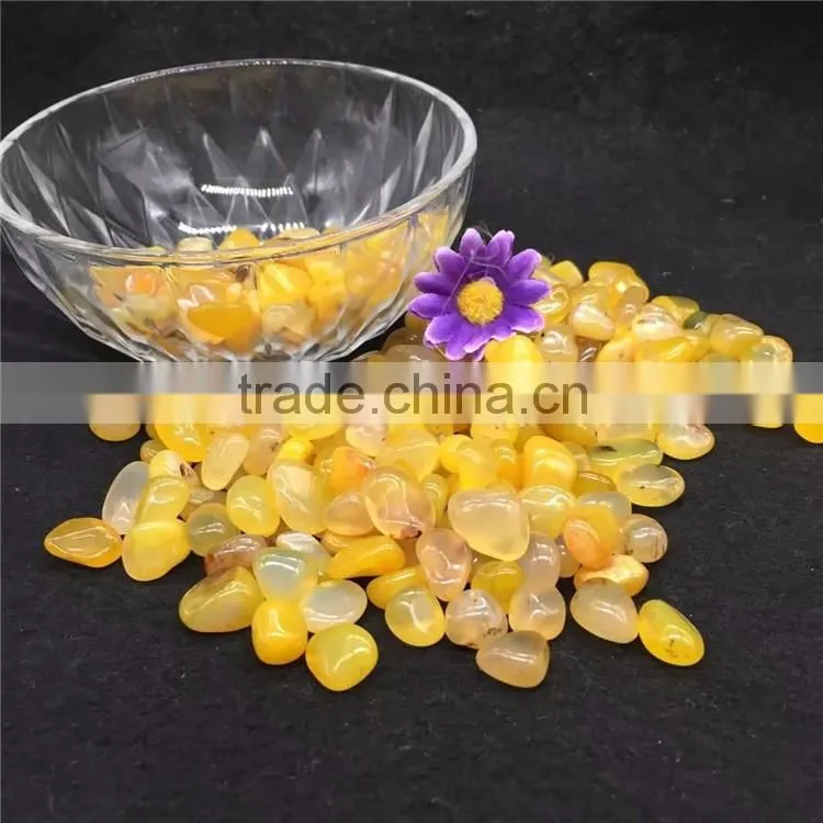 Topaz Agate Tumbled Stone Crystal Gravel