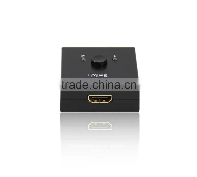 2 Ways HDMI Bi-Directional Switch Splitter remote control switch