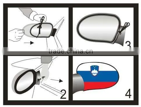 Bottom price new products Singapore car mirror flags