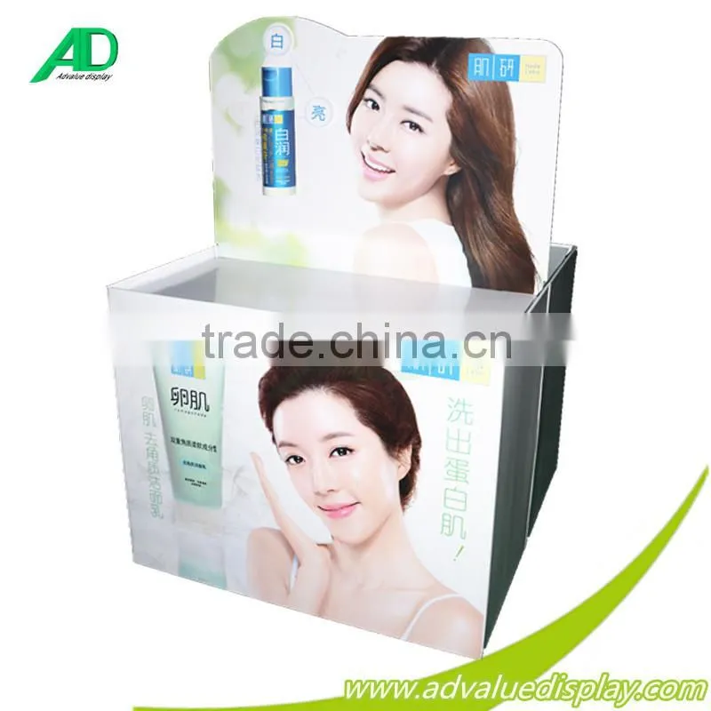 POP corrugated cardboard cosmetic pallet display