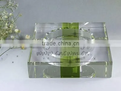 customize design crystal promotions ashtray crystal product factory