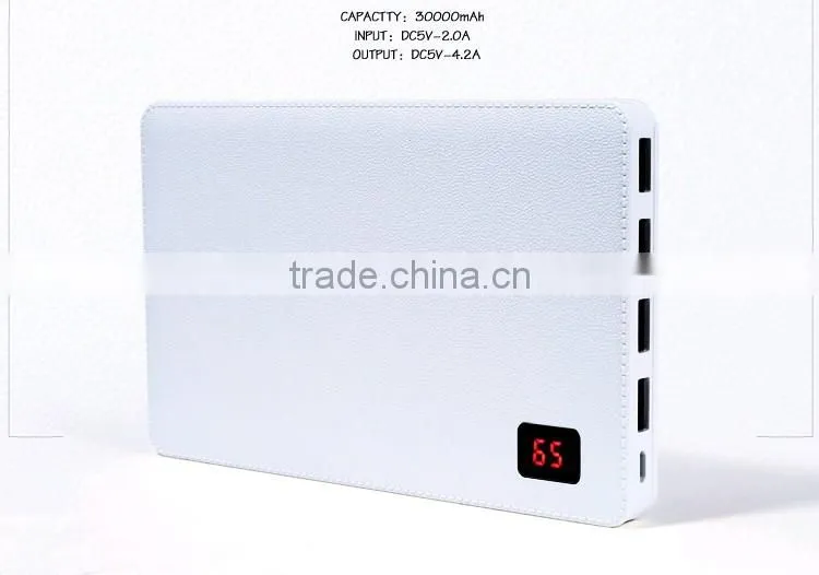 Mobile Charger Power Bank 30000mAh 4 USB Bateria Externa REMAX Proda Brand Pack Battery Bank For Notebook Smart Phone